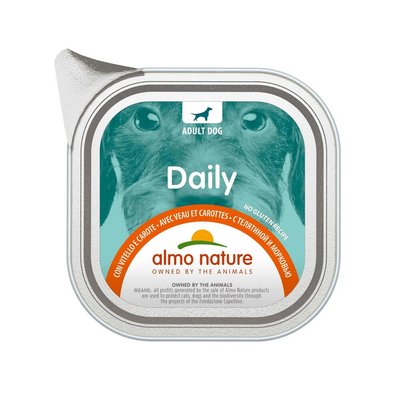 Almo Nature Daily Dog, 300 г (телятина і морква) 232 фото
