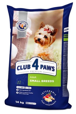 Club 4 Paws (Клуб 4 Лапи) Premium сухий, малі породи собак 14,0 кг B4530601 фото