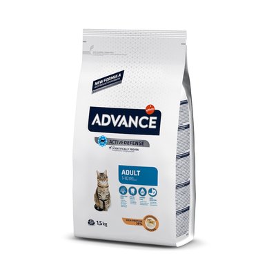 Advance Cat Chicken & Rice для дорослих котів з куркою та рисом (1,5 кг) 531211 фото