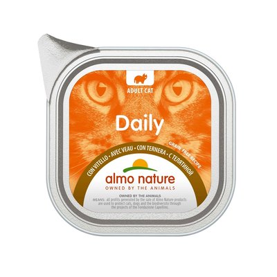 Almo Nature Daily Cat, 100 г (телятина) 356 фото