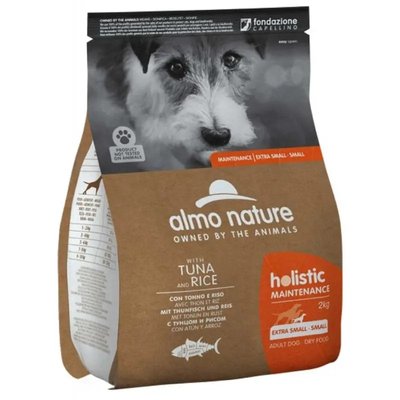 Almo Nature Holistic Dog для собак маленьких порід з тунцем і рисом (2 кг) 6912 фото