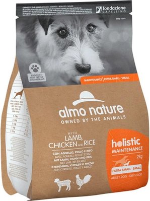 Almo Nature Holistic Dog для собак маленьких порід з ягням, куркою і рисом (2 кг) 6911 фото