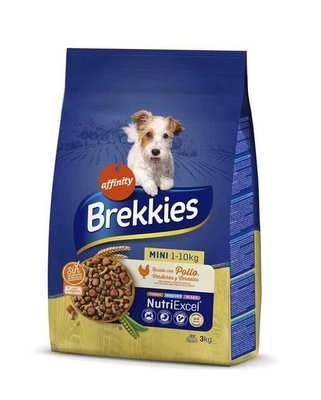 Brekkies Dog Mini для дорослих собак маленьких порід з куркою (3 кг) 927401 фото